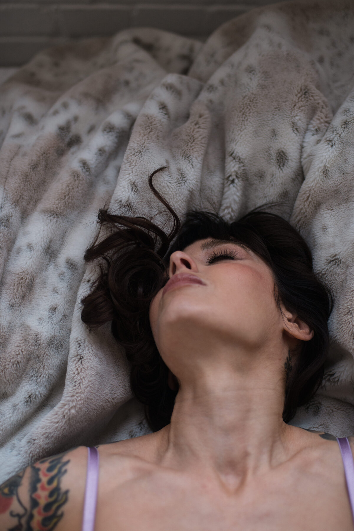 Professional boudoir photographer capturing empowering images in Utah