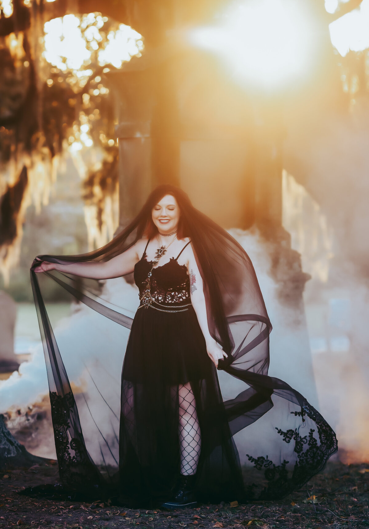 savannah-glamour-moody-cemetery-smokey-portrait-03