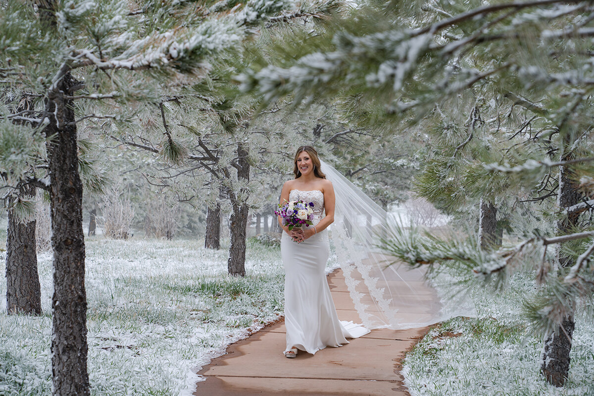 April Wedding Spruce Mountain Ranch