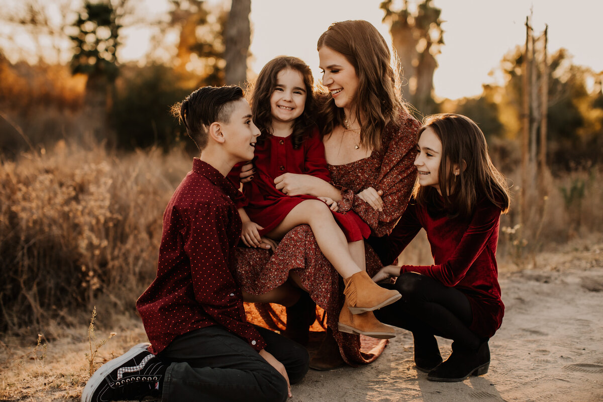 San Diego winter golden hour family session-18