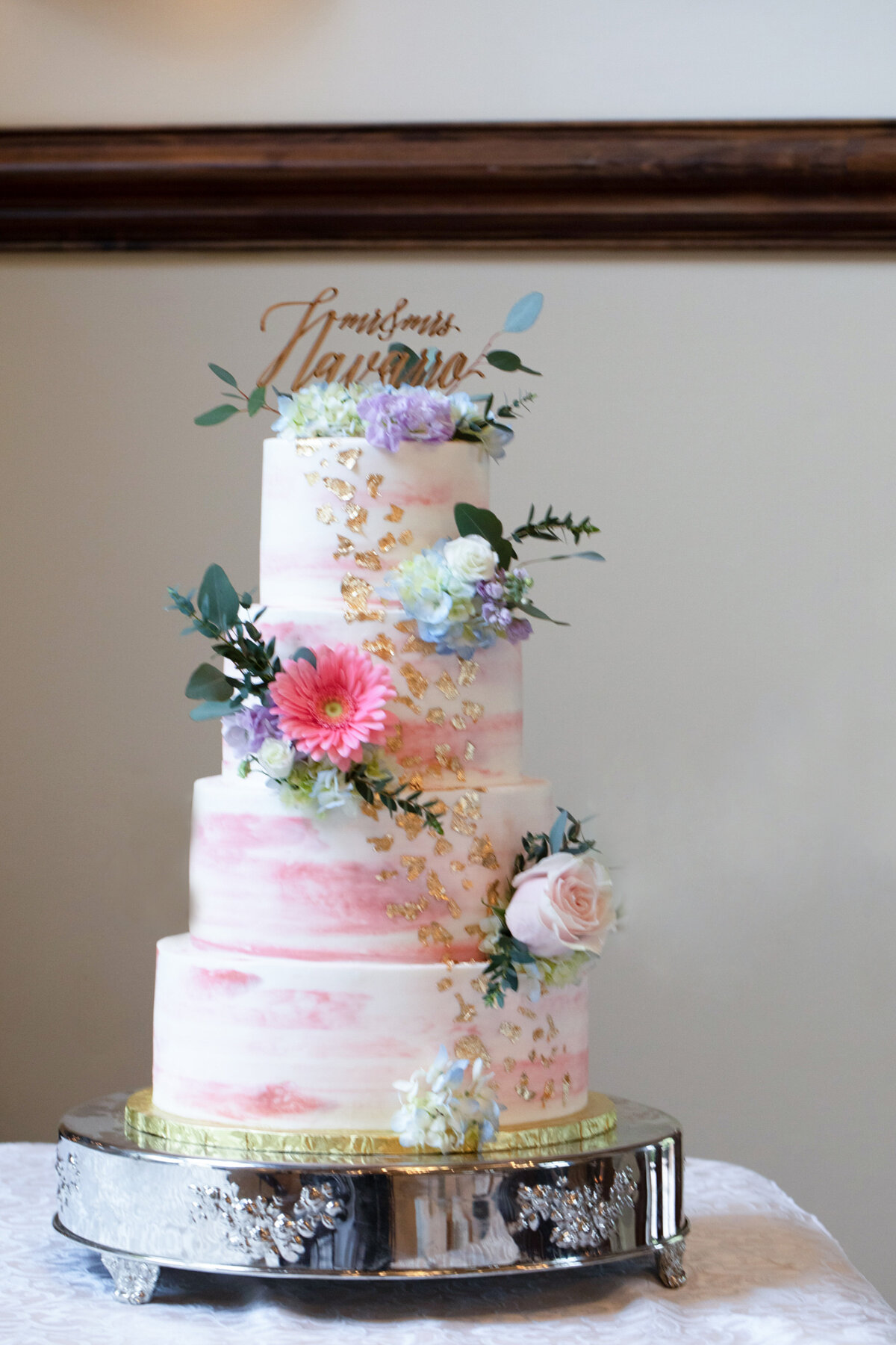 Carl-House-Auburn-GA-Wedding-Cake-Photography-Florals-Gold-Foil