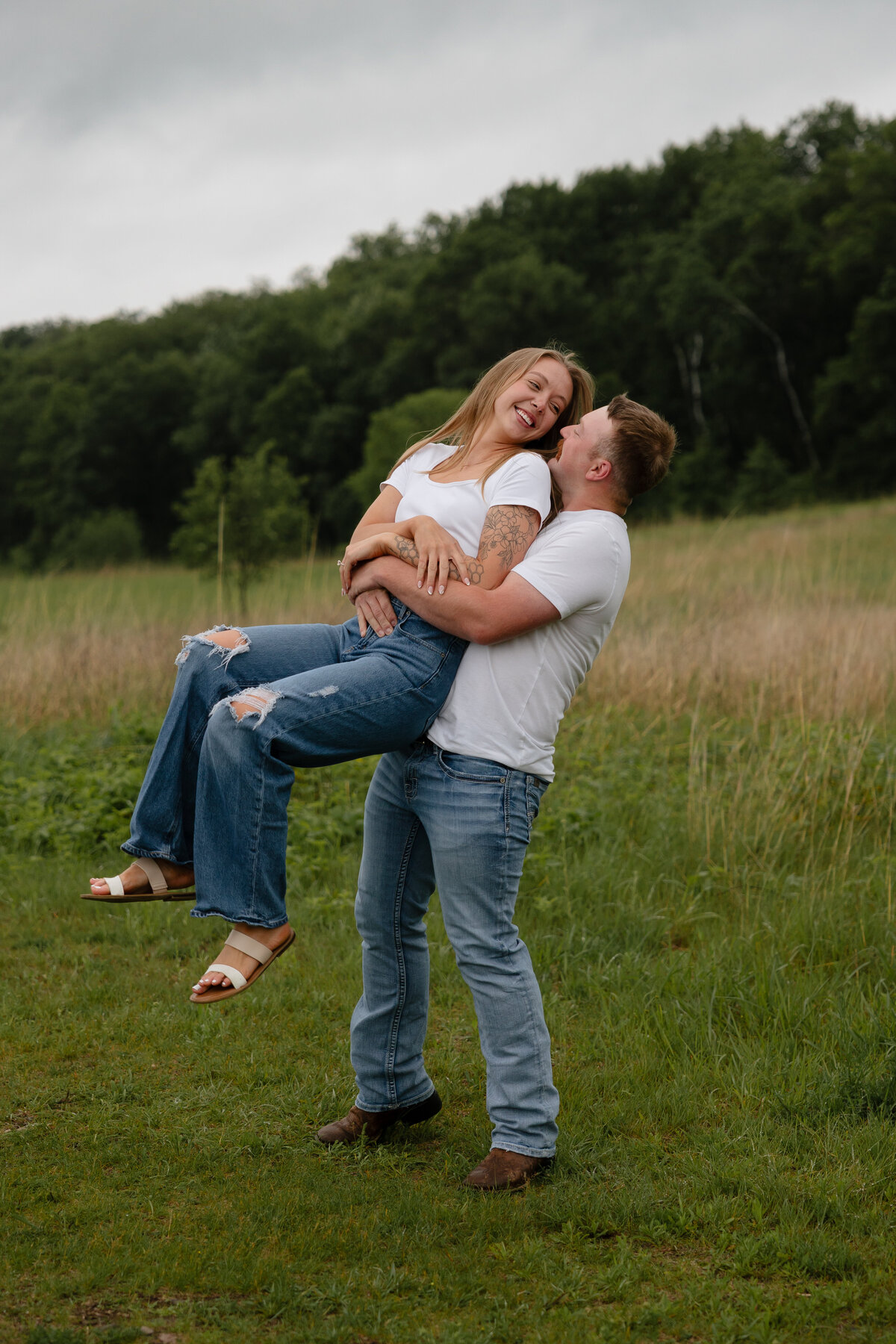 Alicia and Zach's Scandia, Minneosta Engagement Photography-34