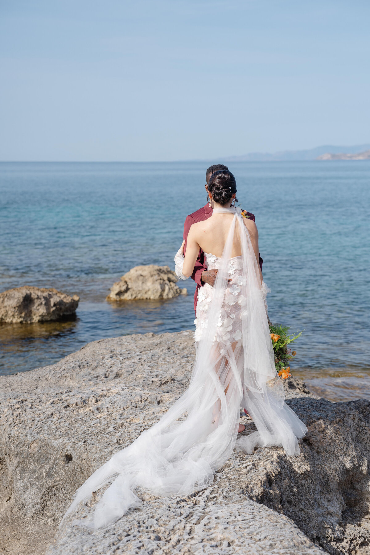 Bride and groom portraits in Milos-3
