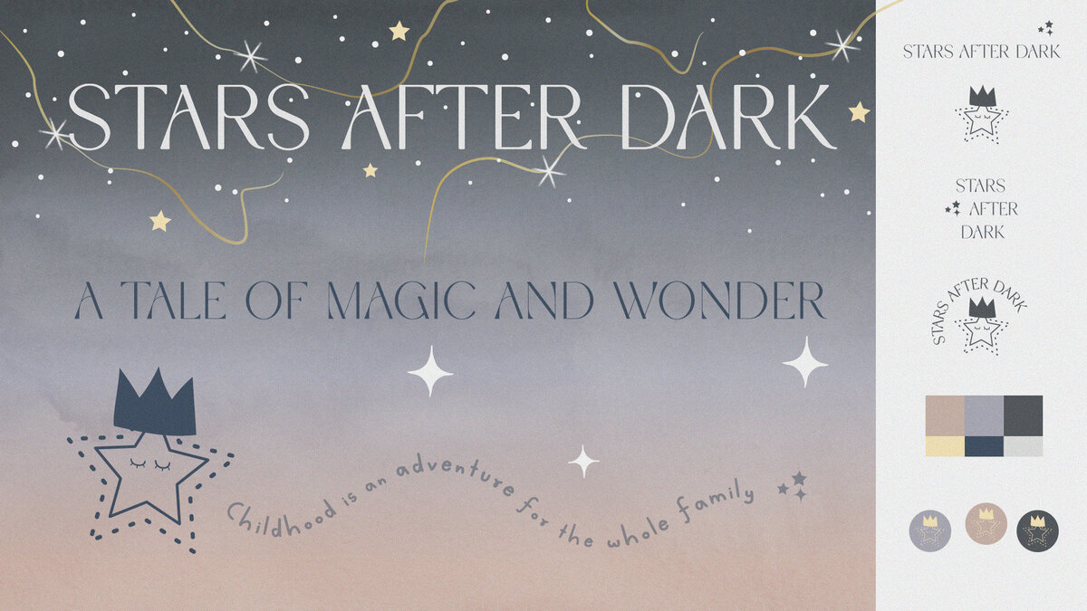 Stars After Dark Mood Board
