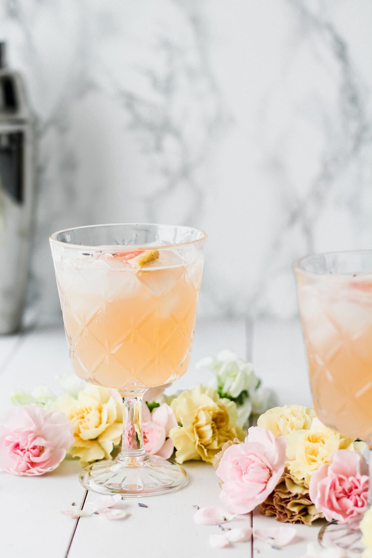Peach cocktail for wedding