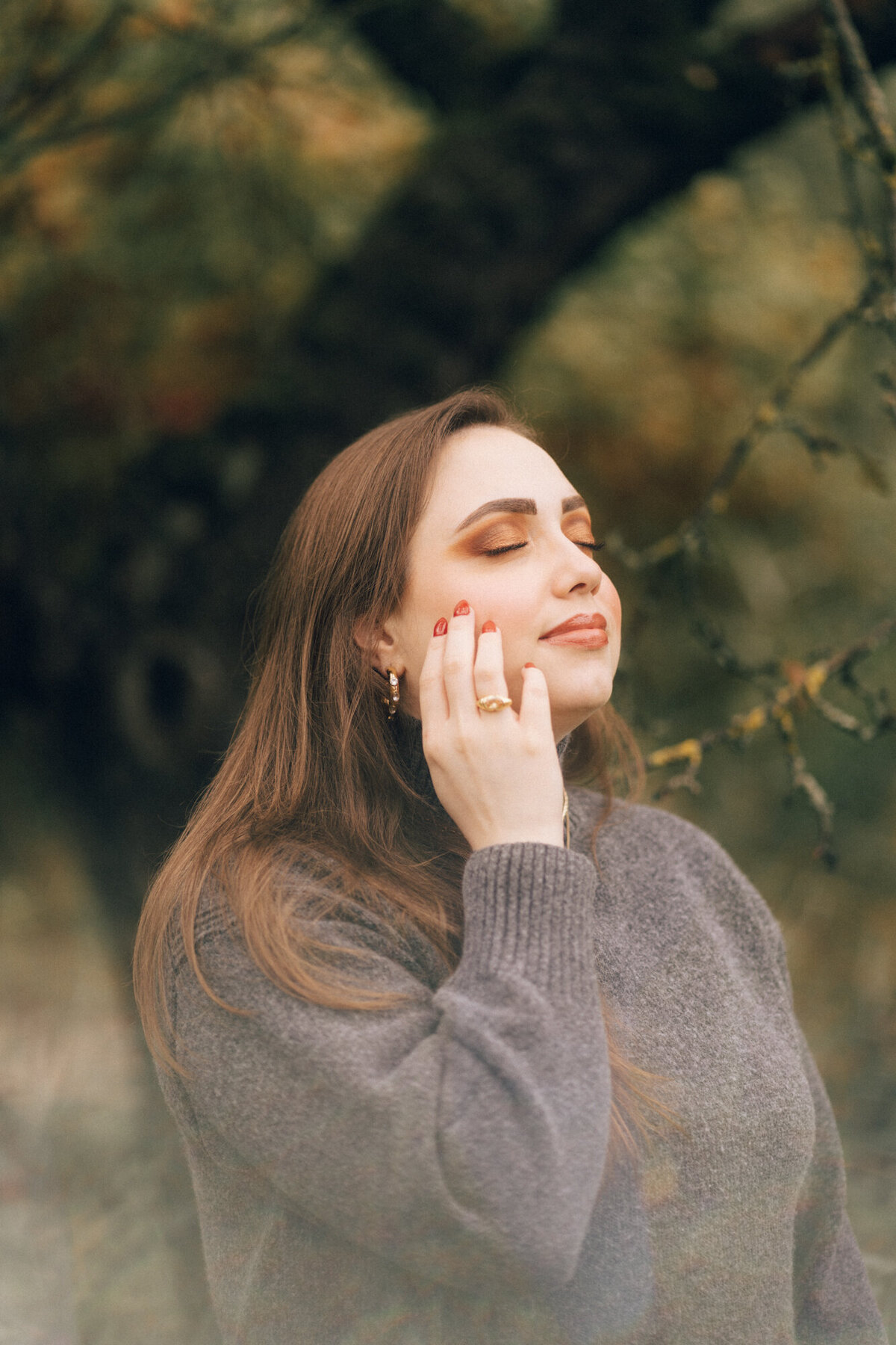Photographe portrait  à Valais lors d'une séance extérieure