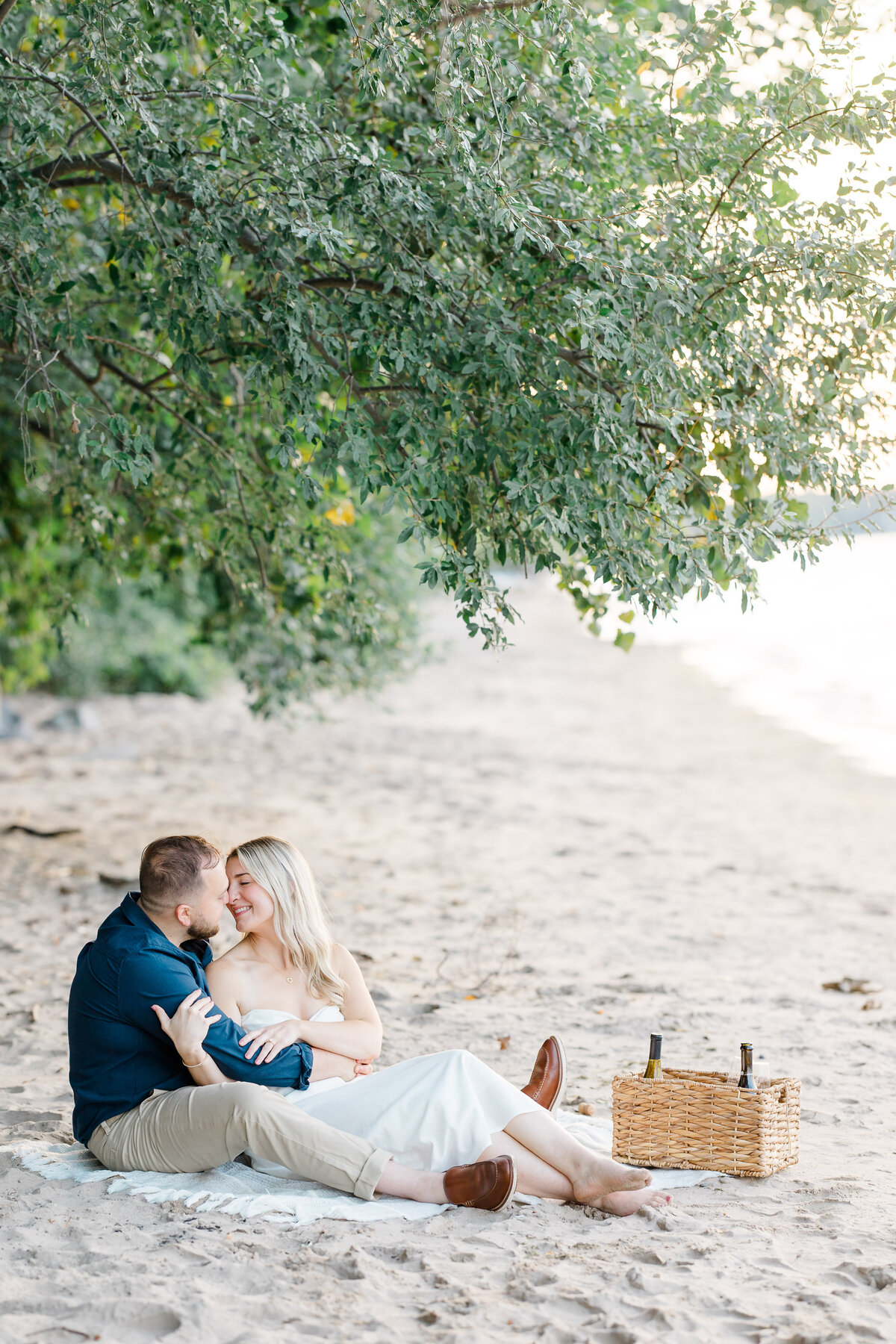 Durand Eastman Beach Engagement Rochester New York Kelsee Risler Photography