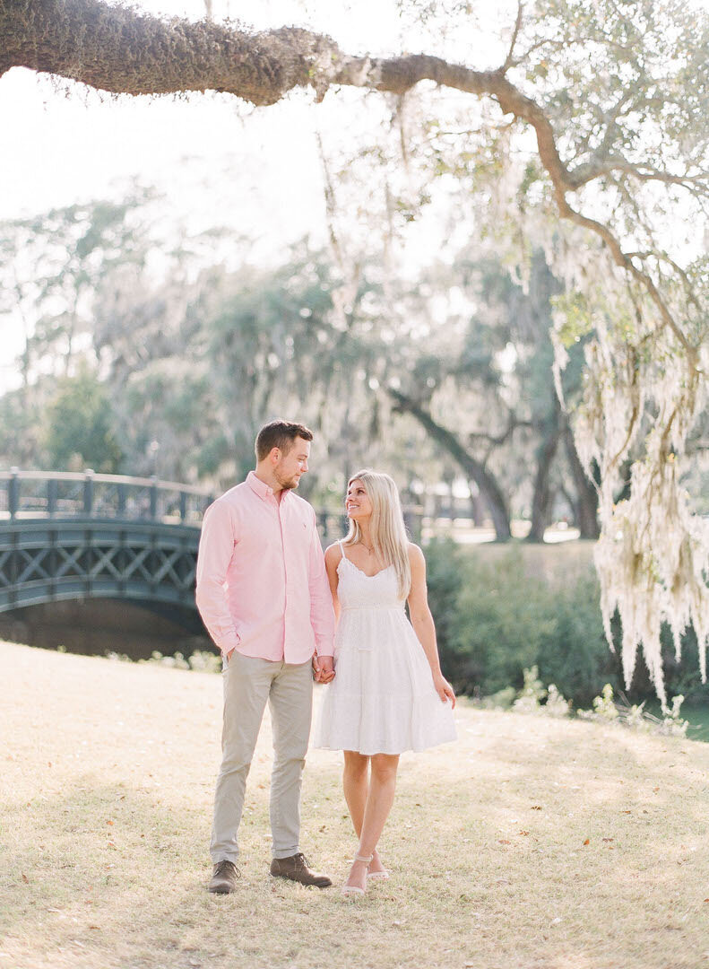 Couple Smiling at Each Other at Montage Palmetto Bluff Photo