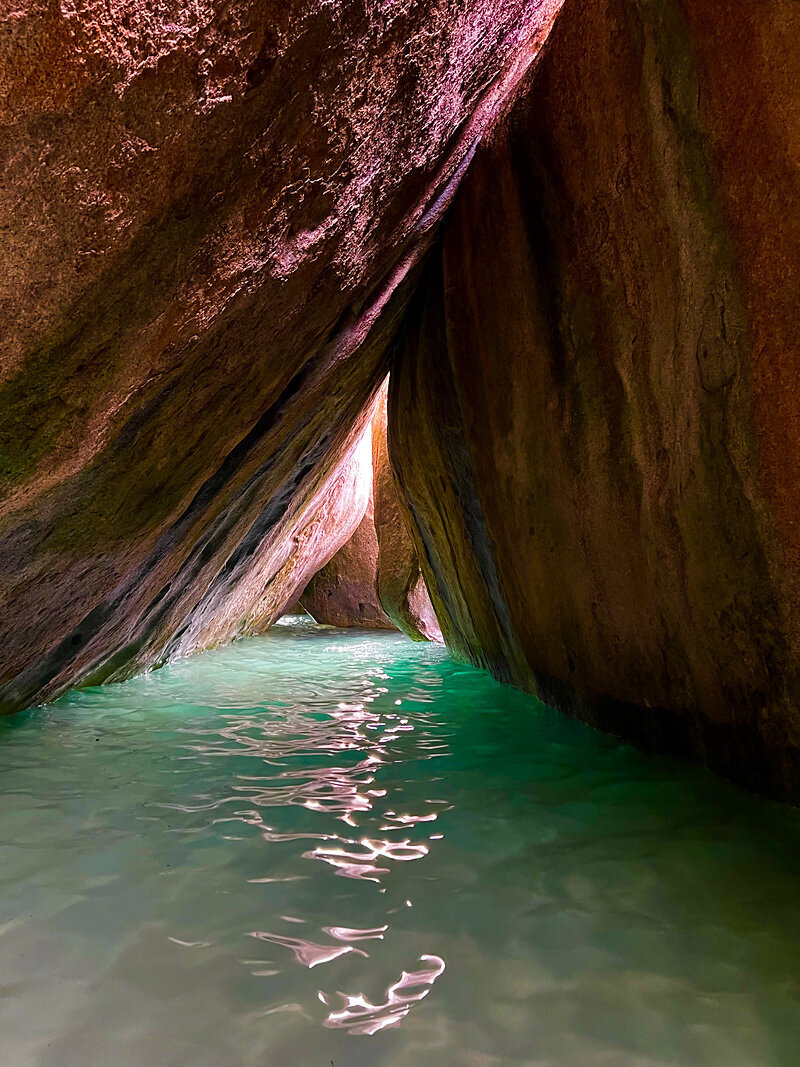 This image was captured at the Baths of Virgin Gorda