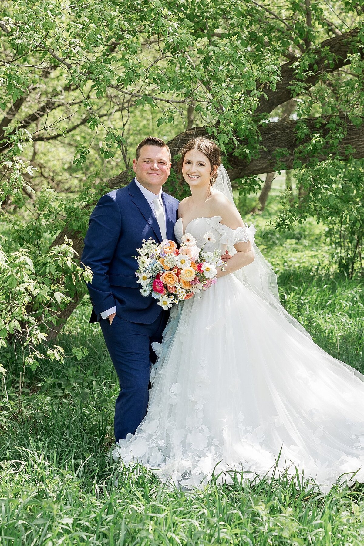 Pines White Venue ND Wedding Photos