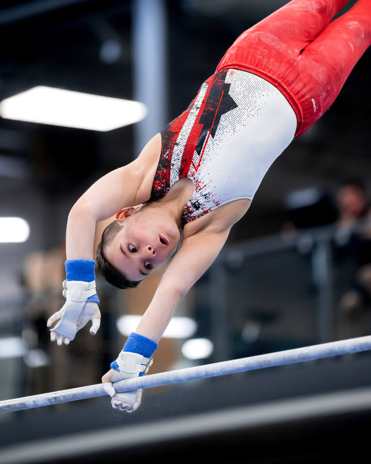 Photo by Luke O'Geil taken at the 2023 inaugural Grizzly Classic men's artistic gymnastics competitionA1_01019