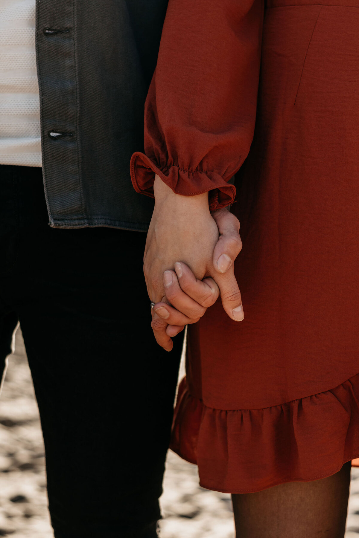 Sven & Ismay tijdens de loveshoot in Drenthe