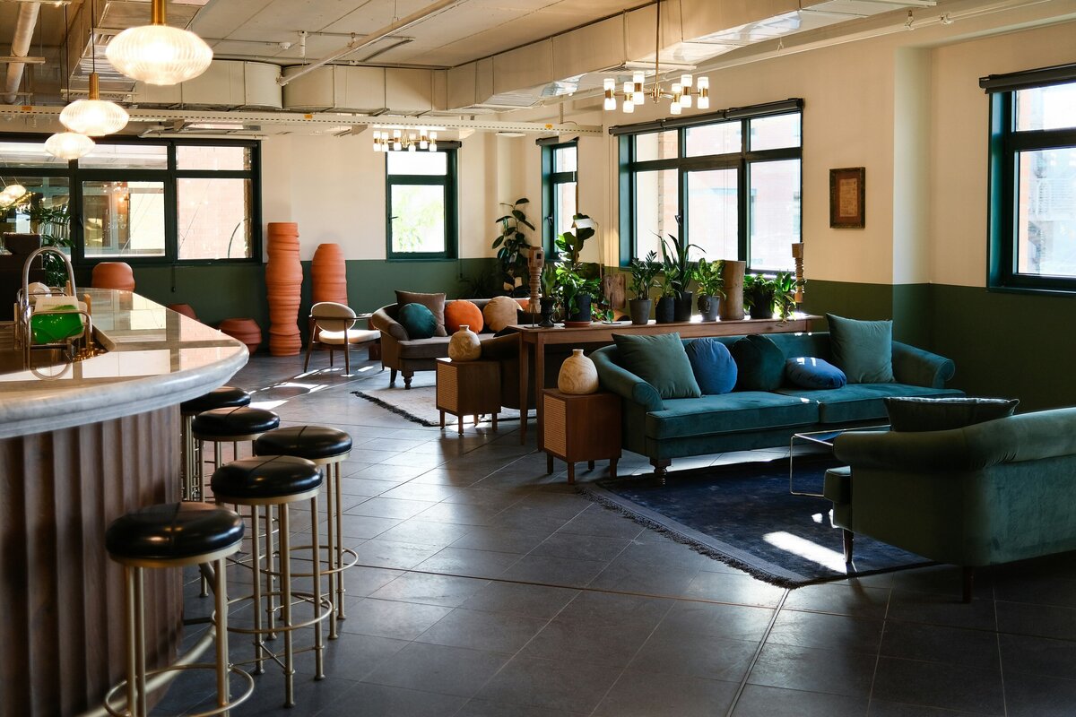 Indoor commercial space