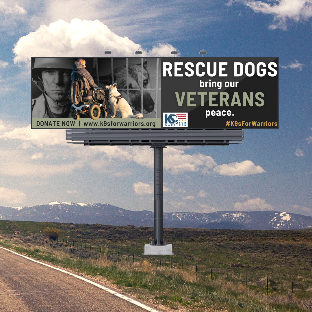 K9 for warriors billboard