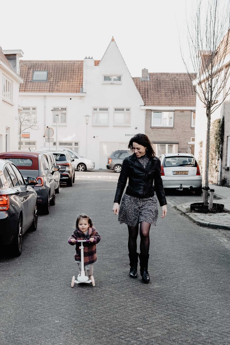 Cityshoot met moeder en dochter