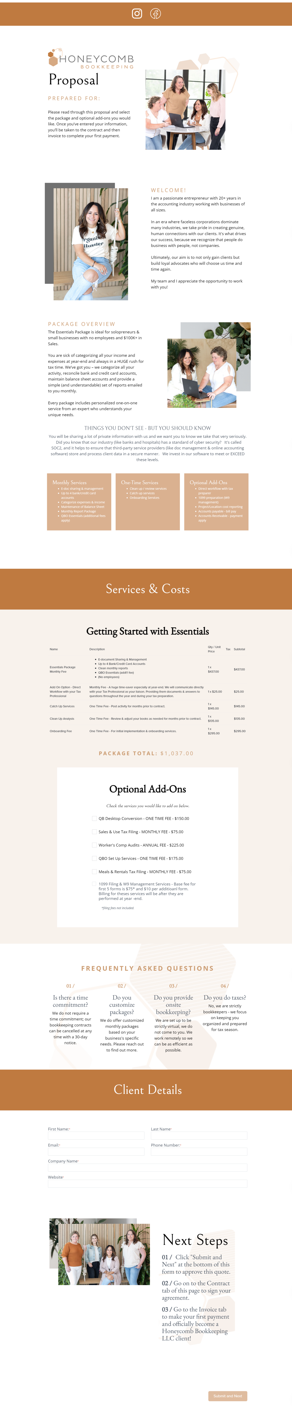 Honeycomb Bookkeeping_Bookkeeping_Proposal