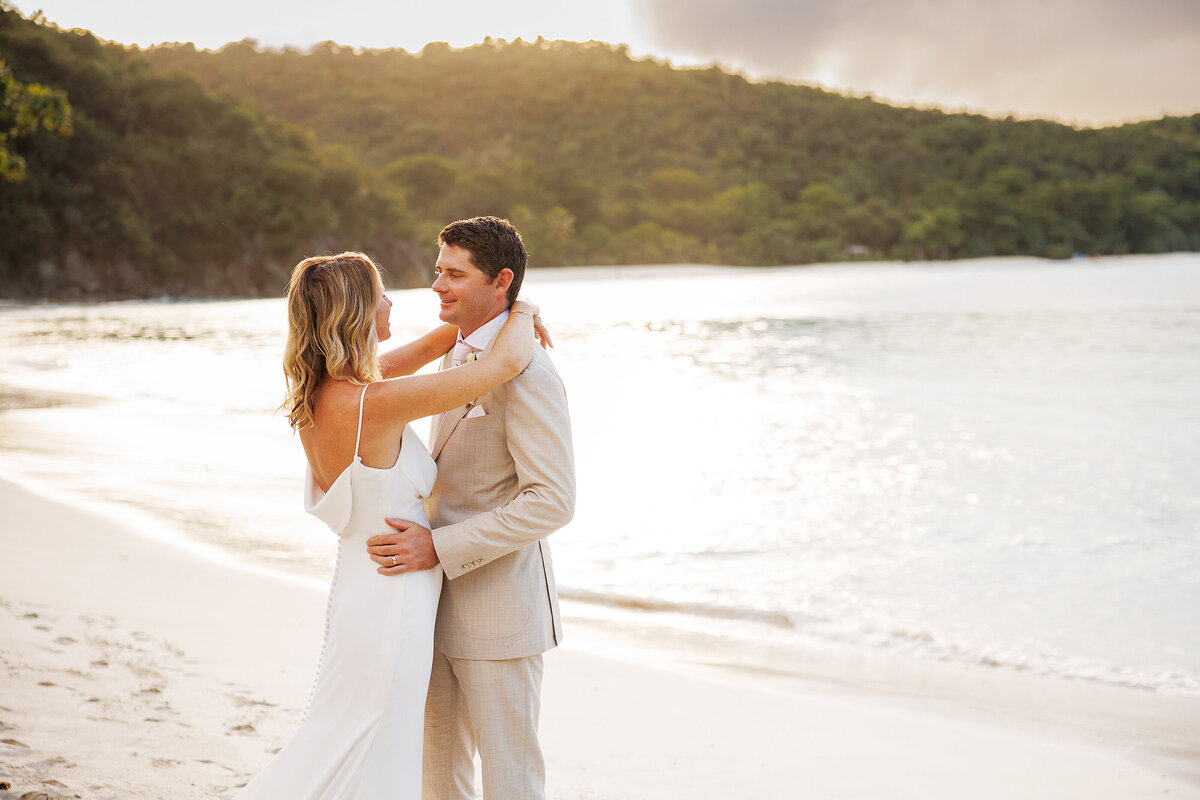 wedding at oppenheimer beach st john