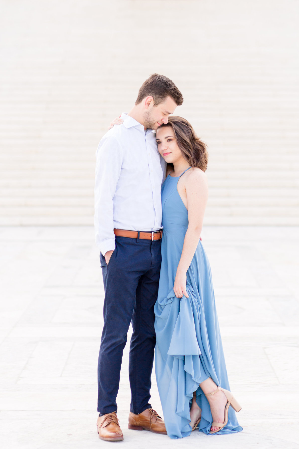 Deanna & Grant | Capital Building Engagement Session | DC Wedding Photographer | Taylor Rose Photography-37