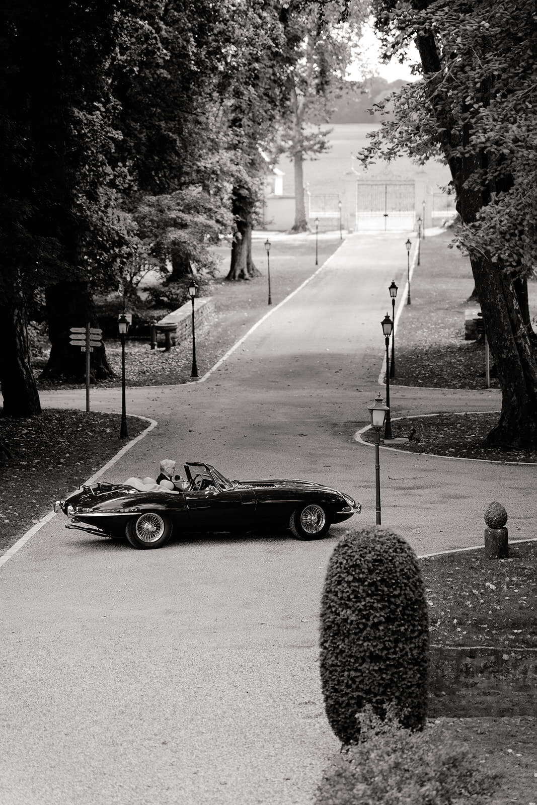 dad waiting in the car