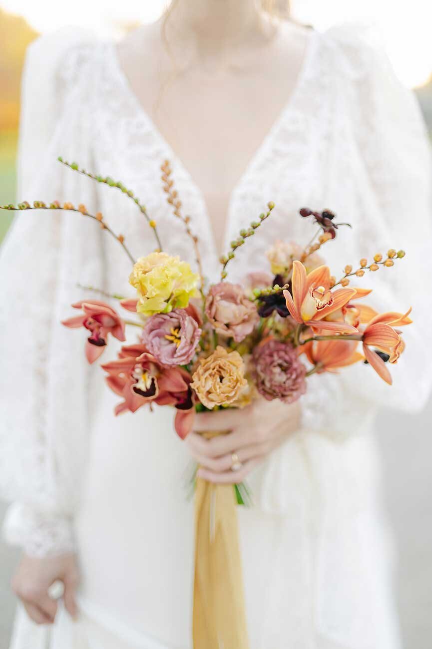 Fall wedding bouquet Connecticut