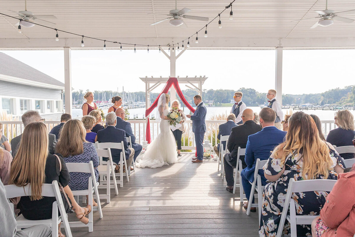 wedding ceremony at The Anchor Inn