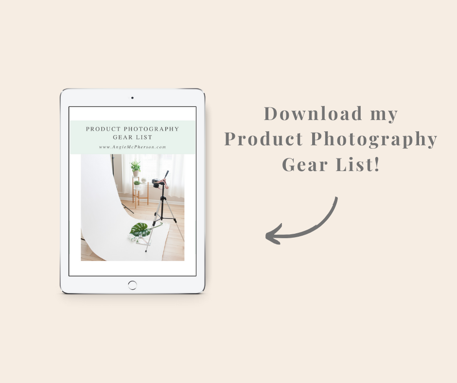 Download my Product Photography Gear List