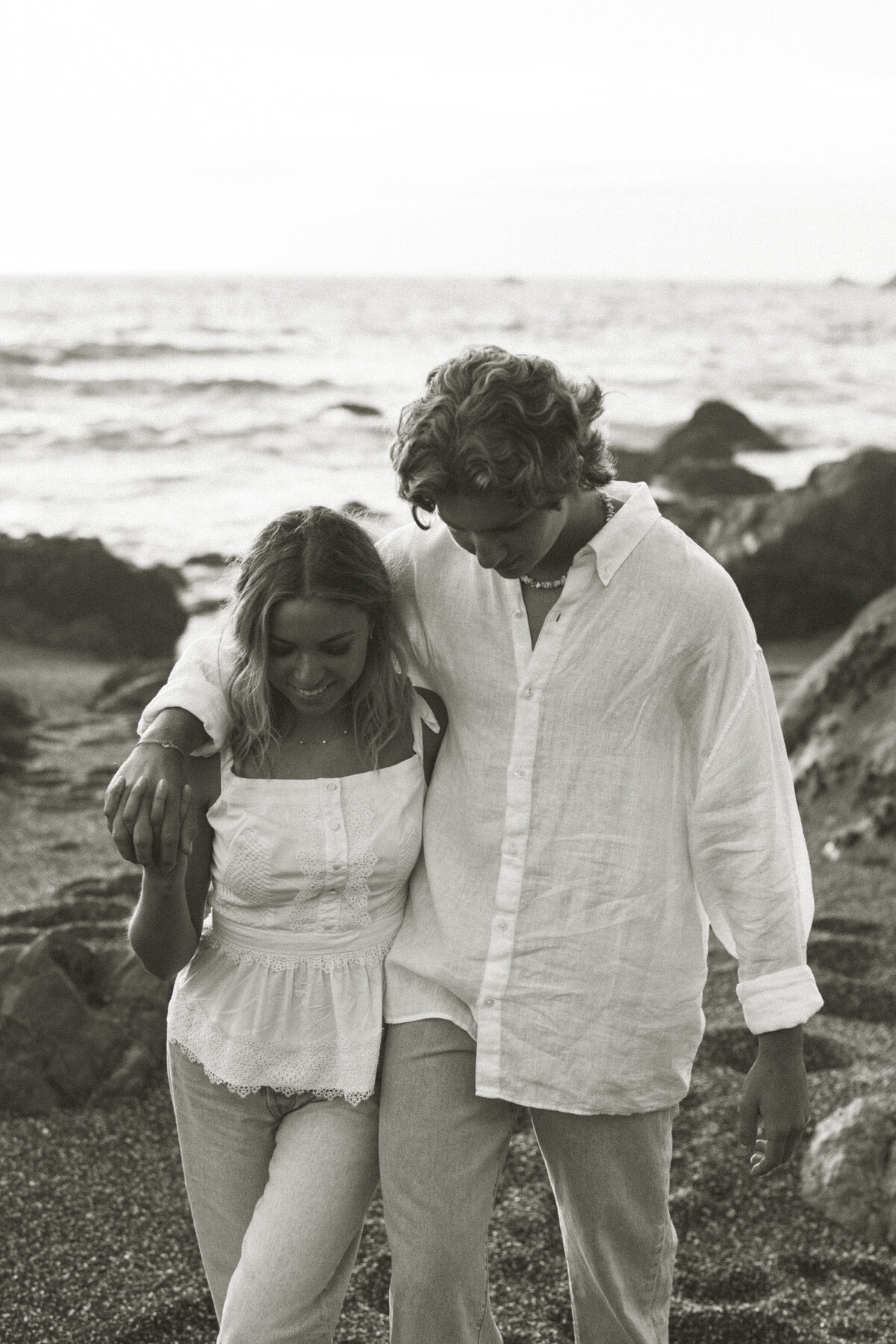 Whimsical Engagement Couples Photoshoot - Sonoma Coast, California