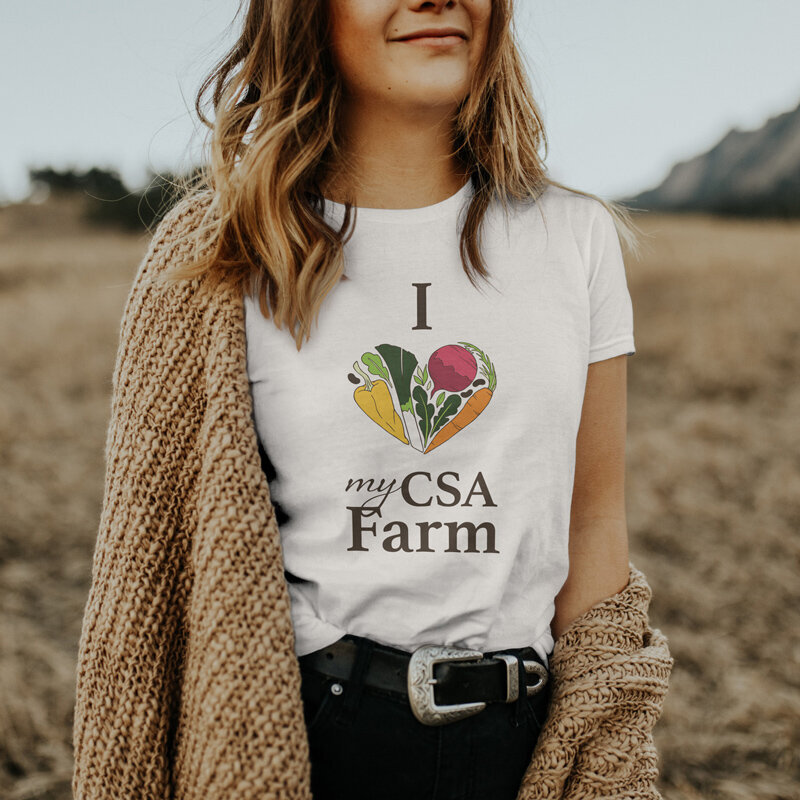 t-shirt design for csa farm