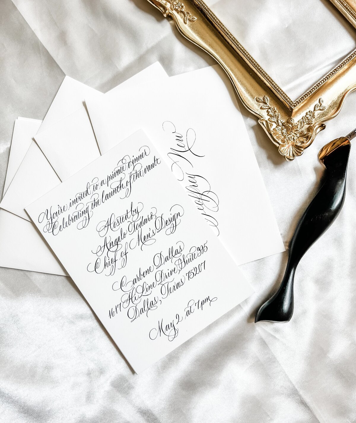 Calligraphy gift tags