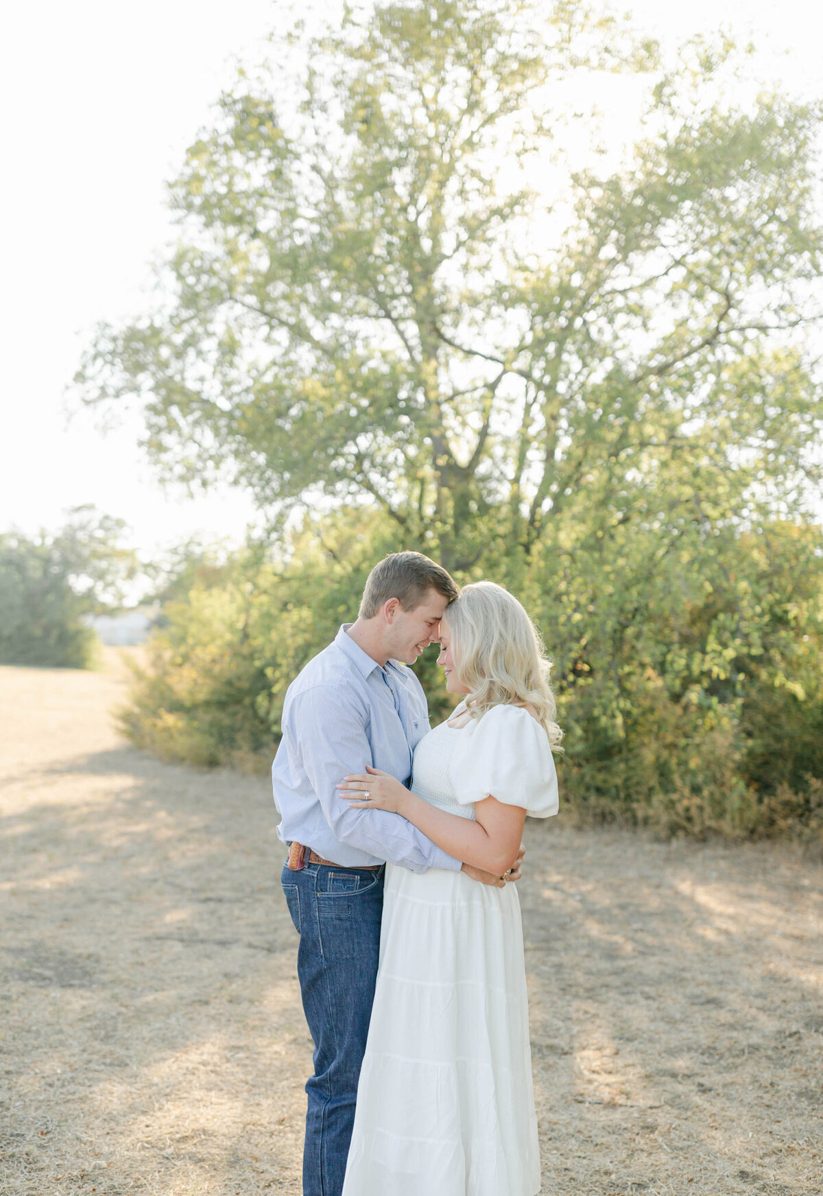 tandy hills engagement session in texas