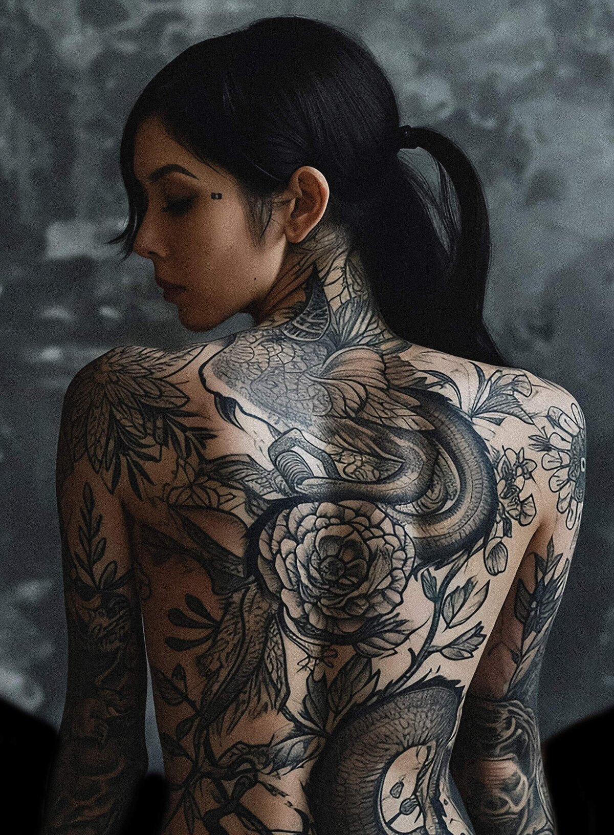 Tattoo-Girl-Fashion-Style-Magazine-Cover-Full-Body-Inked