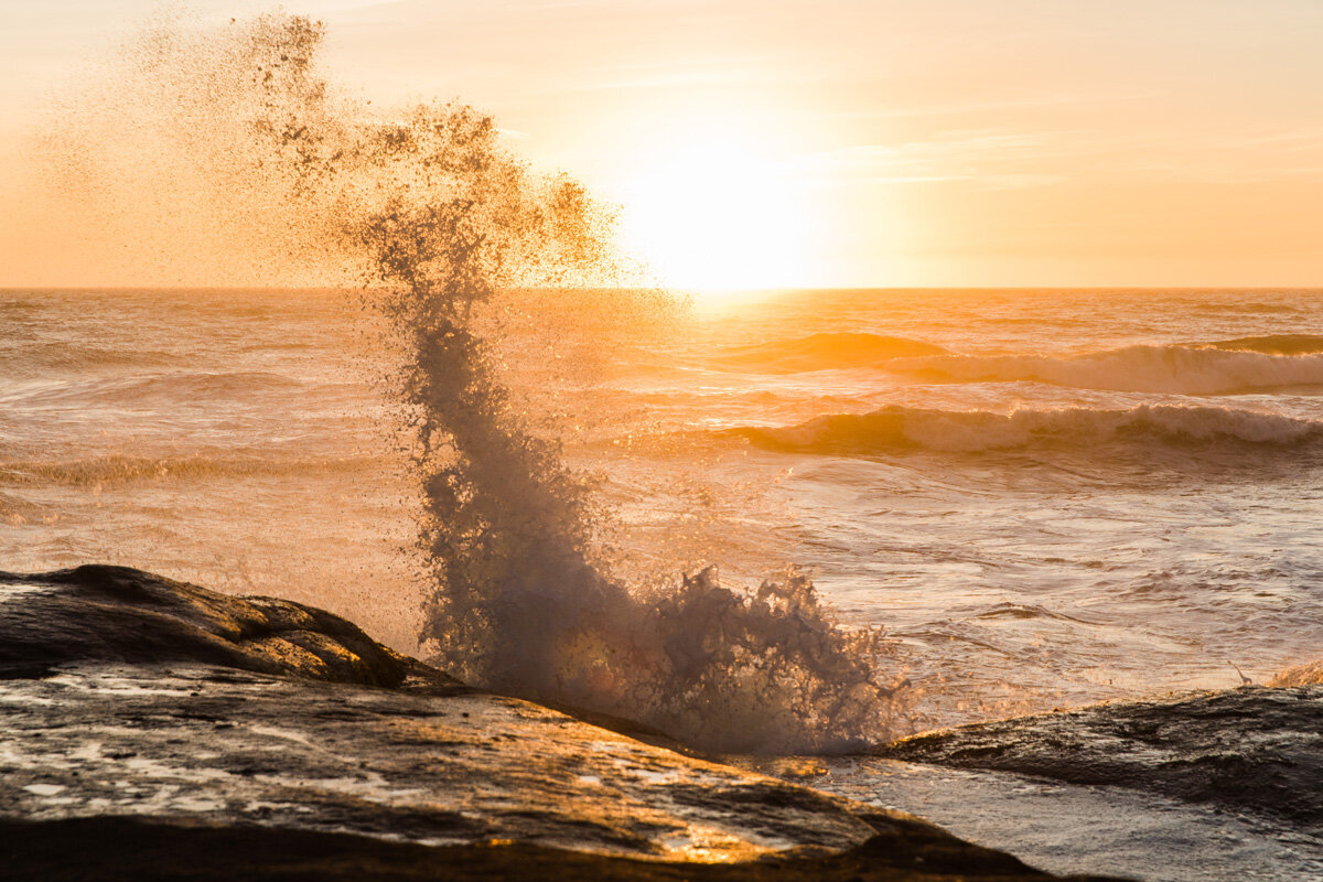 Travel Photography - Oregon Coast waves