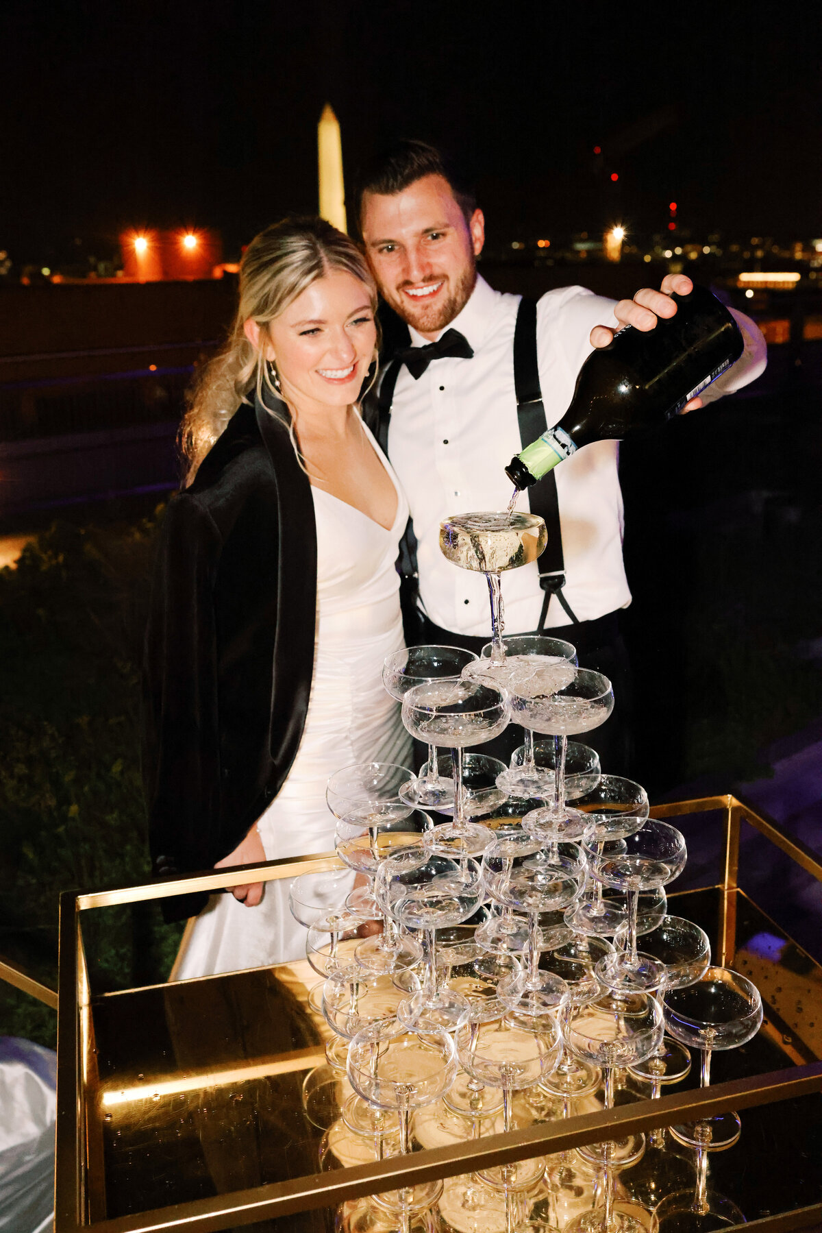 Rooftop Wedding Reception Photos in Washington DC 15