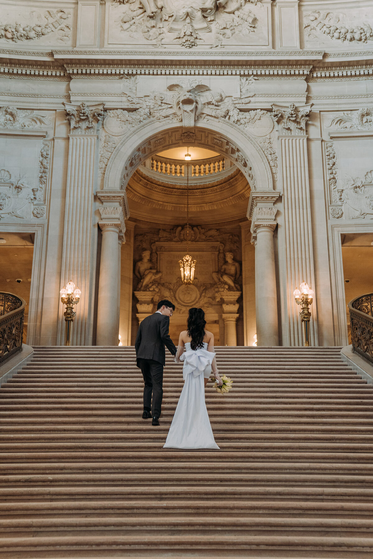 Joyce Li Photography Destination Wedding Elopement Engagement Lifestyle Portrait Photographer West Coast Seattle Washington California sfcityhallelopement-60