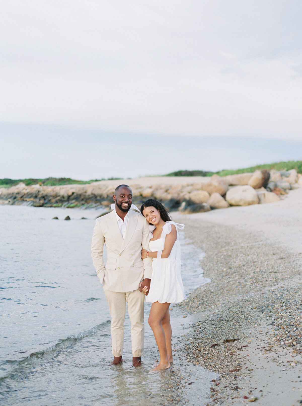 Summer Martha's Vineyard Engagement Session On The Beach | Amarachi Ikeji Photography 34