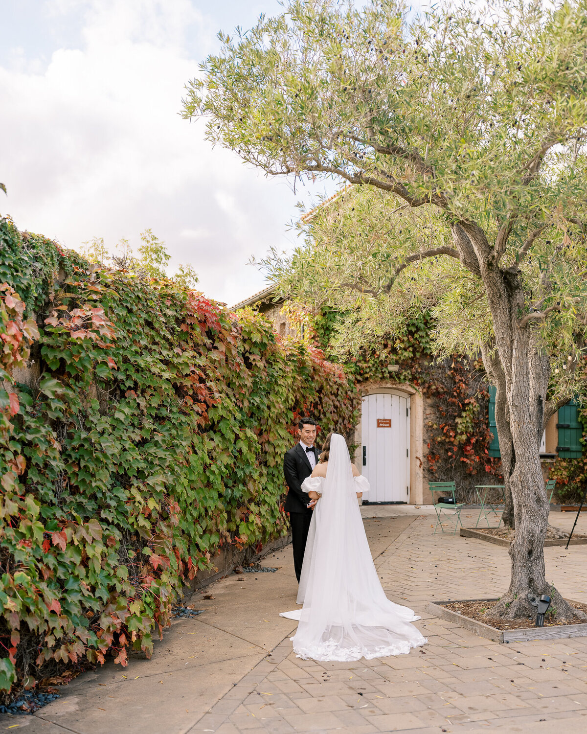 Autumn wedding at Viansa Winery in Sonoma