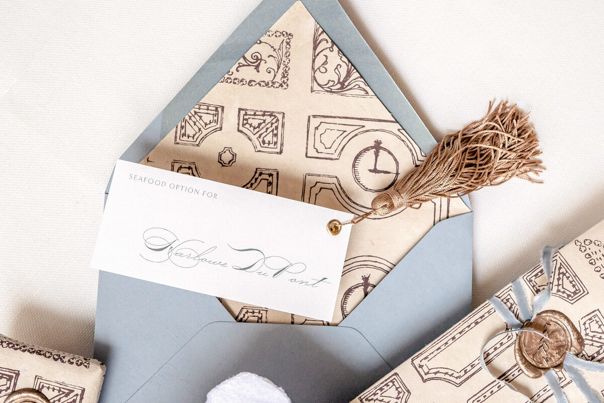 10-Ritz-wedding-victoria-amrose-flatlay-gold-brown-blue (5)