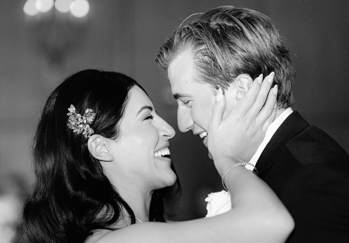 First dance at Villa Siena indoor reception Phoenix Arizona wedding