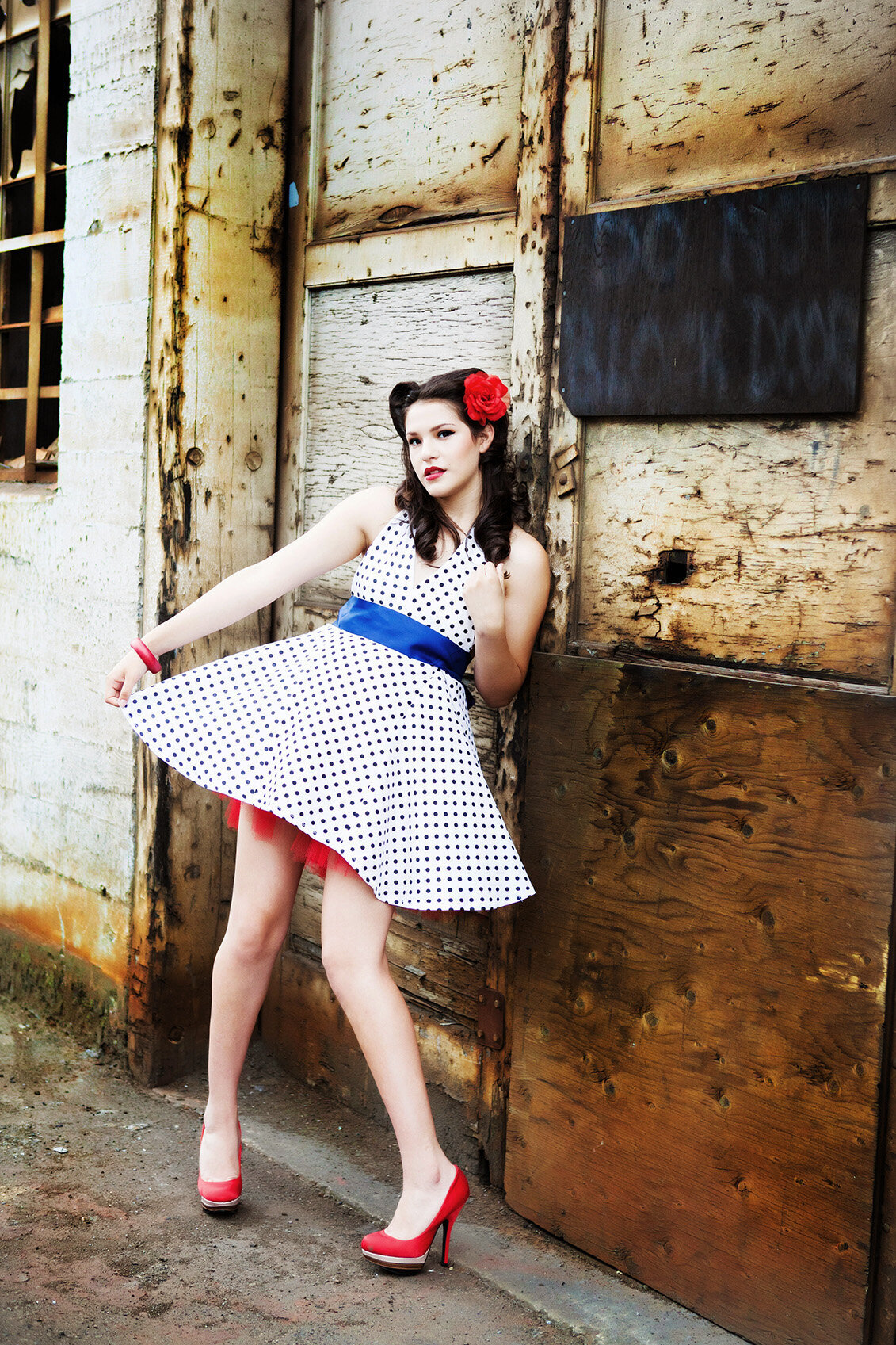 Creative Urban Pin-Up Photoshoot