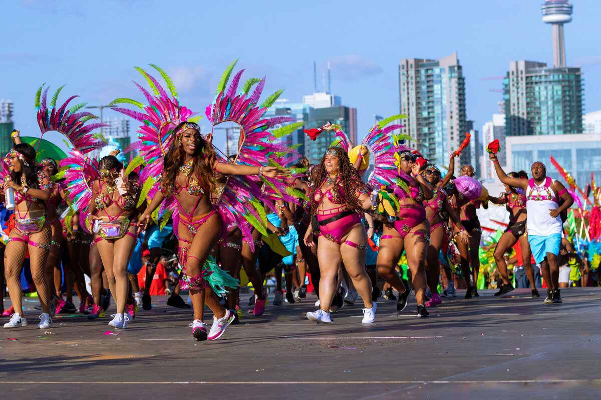 Photos of Masqueraders from Toronto Carnival 2023 - Sunlime Mas Band - Medium Band of The Year 2023-042