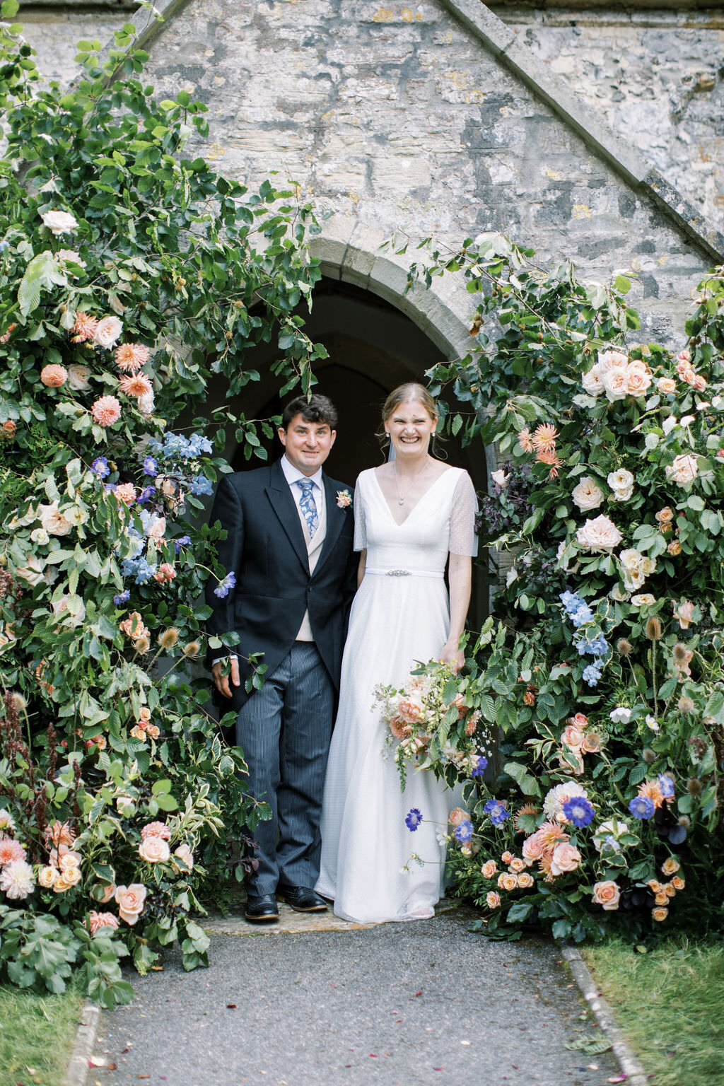 wedding arch dorset florist