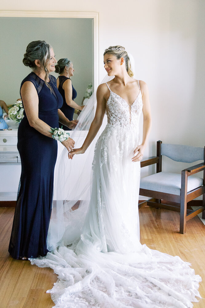 Villa wedding in Rhodes Greece with chandelier installations  (18)
