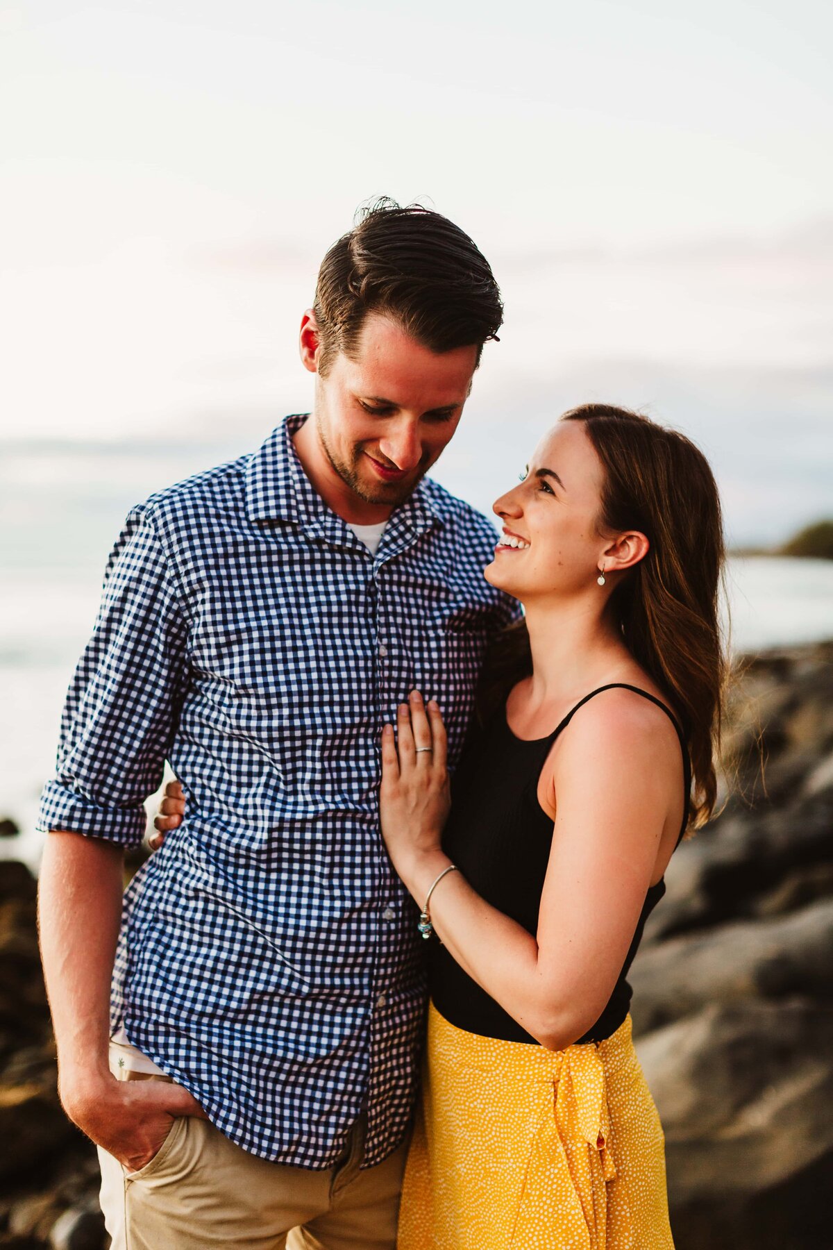 engaged-couple-beach-photoshoot