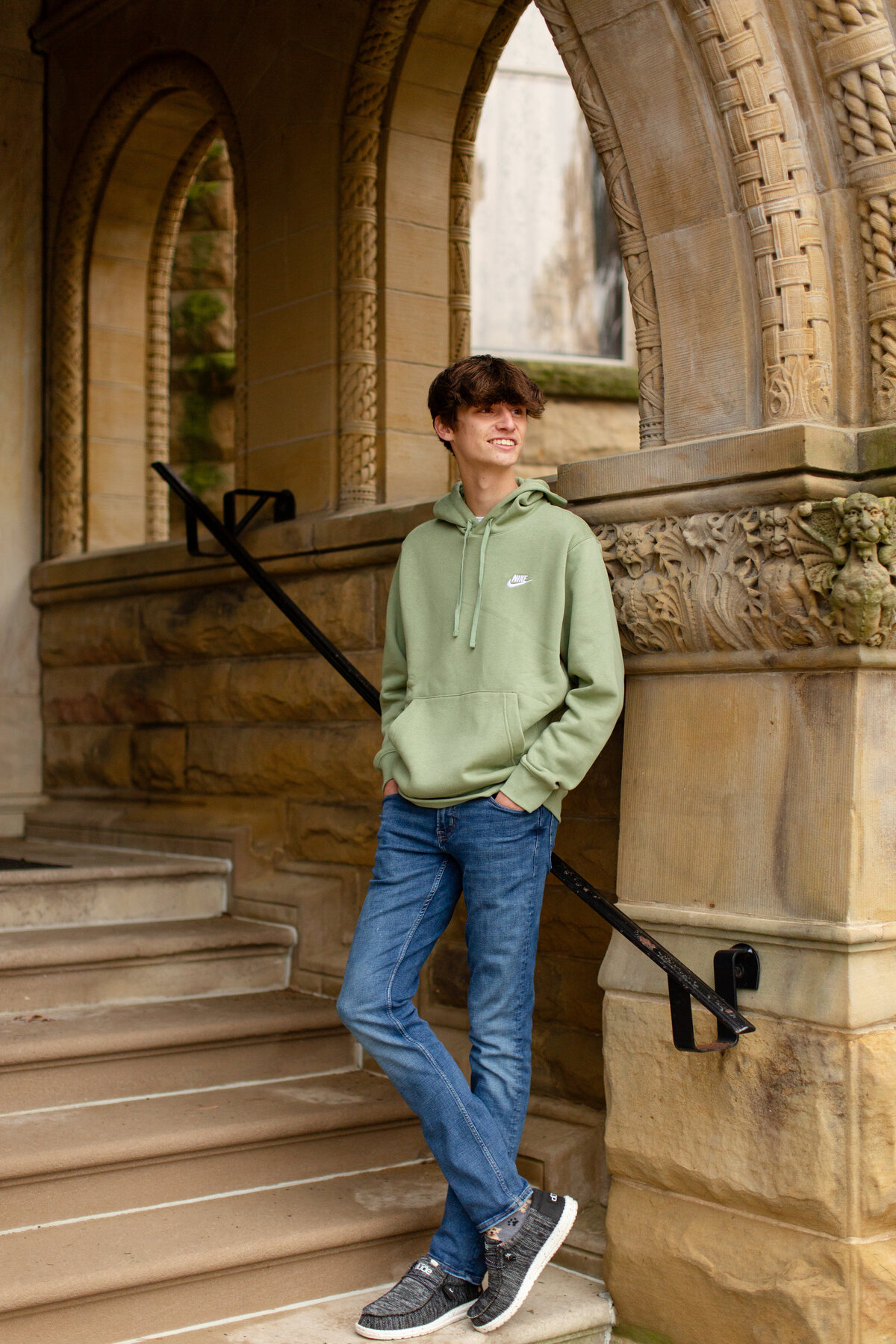 light and airy senior photos