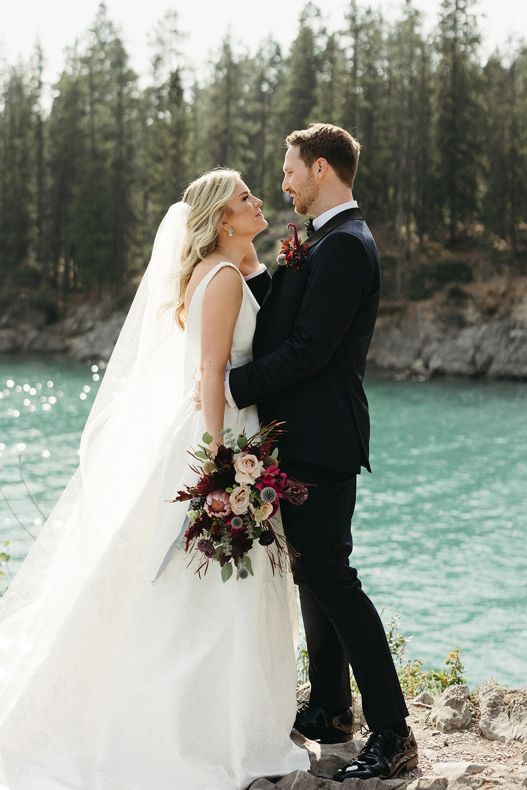 Mr & Mrs Wolf _ Intimate Wedding Banff Alberta Canada-135