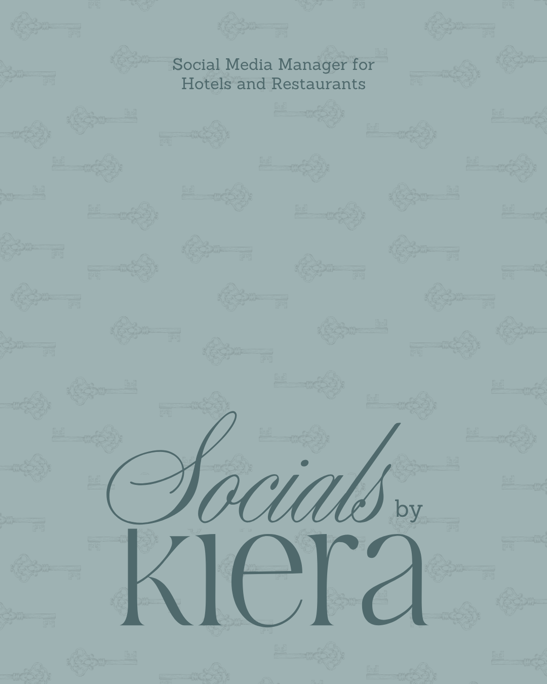 3Brand Identity for hotel and restaurant social media manager - ERIKA MARAM DESIGN STUDIO