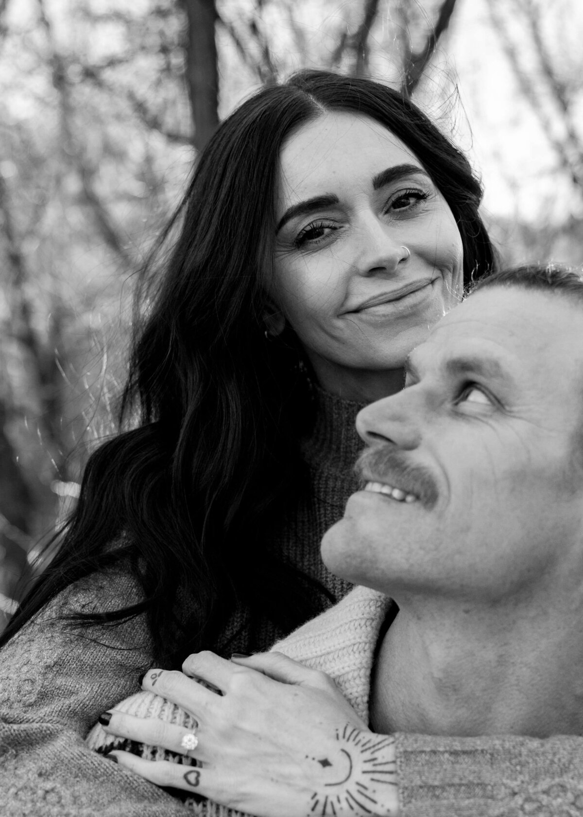 denver colorado wedding photographer - couple smiling