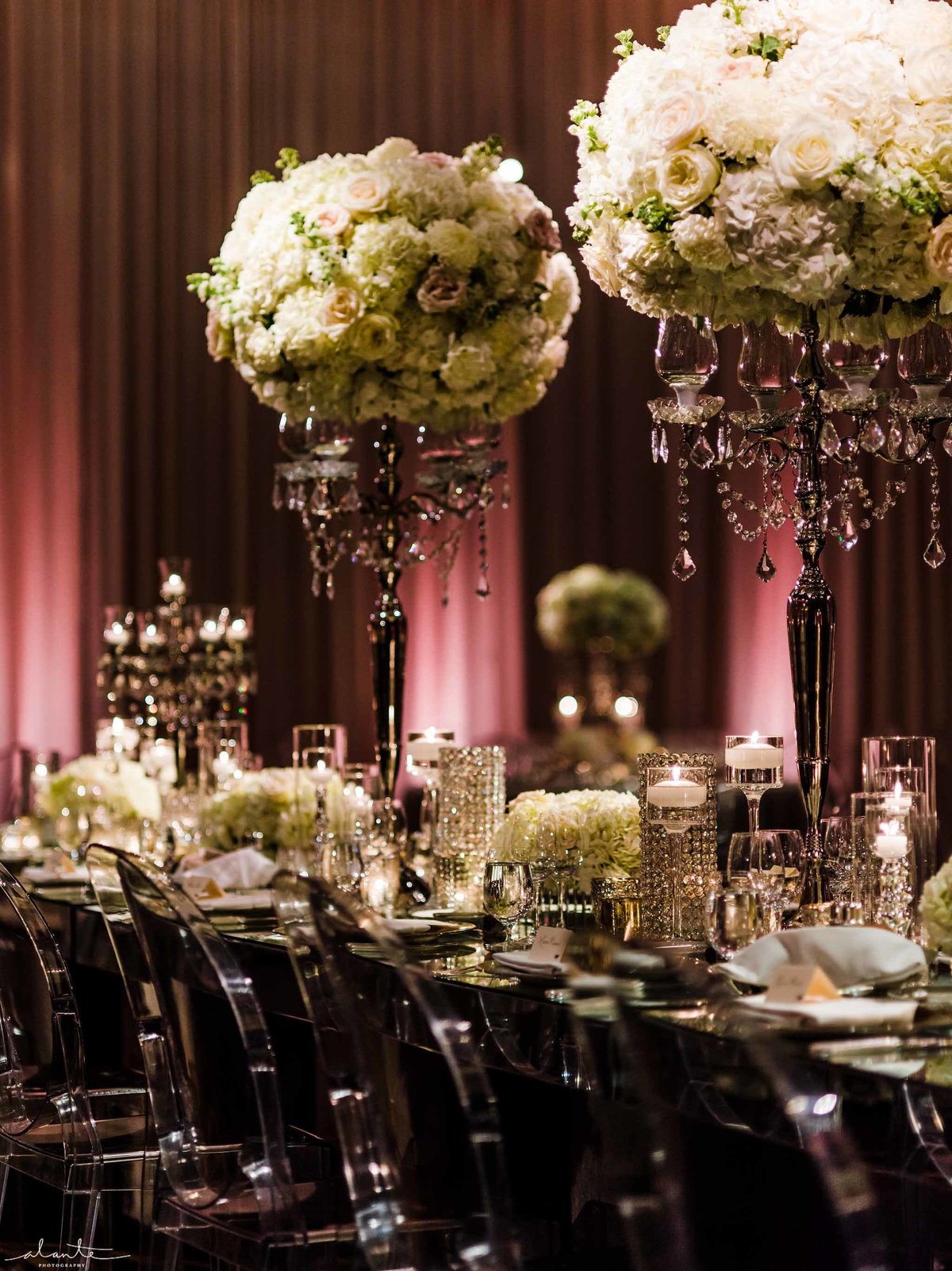 Glamour and sparkle were at the top of the list for our winter ballroom bride.