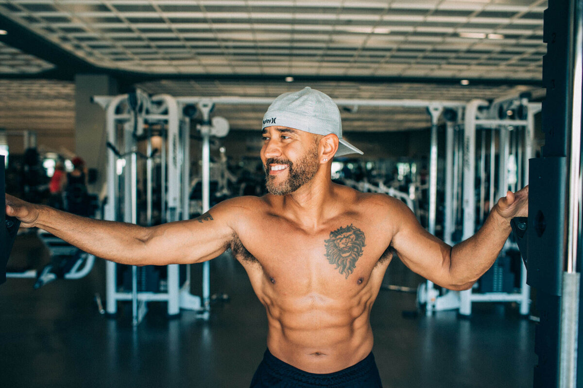 Shawn Stevenson personal brand photoshoot captured by Nick Onken — blending editorial lifestyle photography with authentic identity and Elevated Realism™.