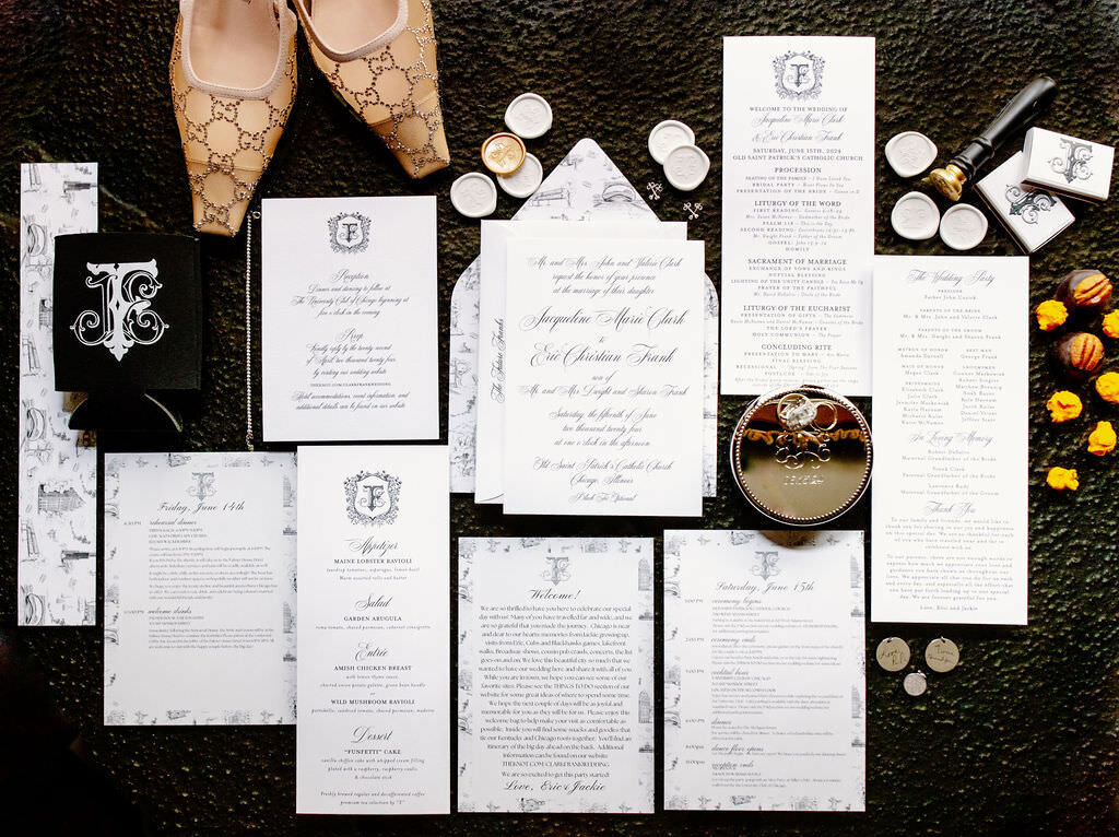 A wedding at Old St. Patrick's Catholic Church and The University Club of Chicago in Chicago, Illinois - 1